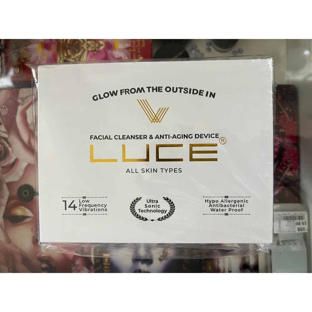 NIB Luce180° Anti-Aging Facial Cleanser & Device w/14 Low Frequency Vibrations - Picture 4 of 6